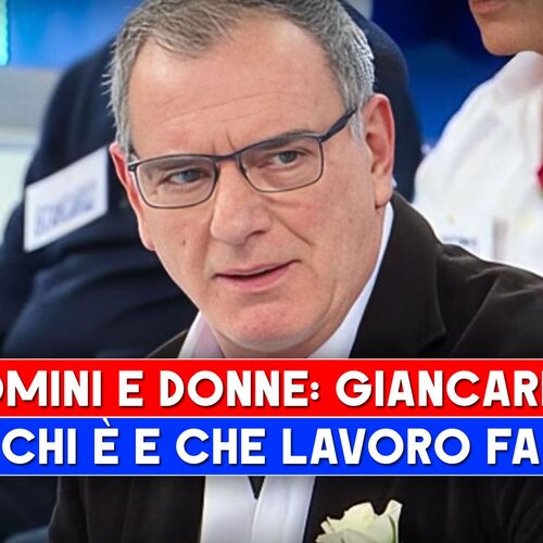 Uomini e Donne Chi È E Che Lavoro Fa Il Cavaliere Giancarlo from