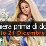 Preghiera Prima Di Dormire Sabato Dicembre Compieta Dopo I Pv