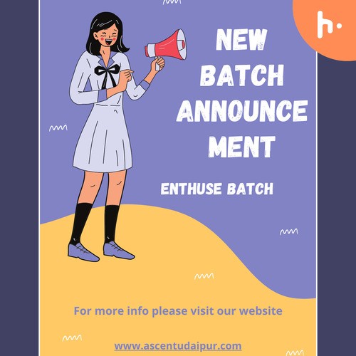 Ascent New Enthuse Batch Announcement For Class 12th