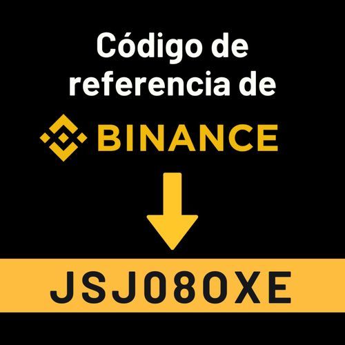 Código de referencia de Binance "JSJ08OXE"
