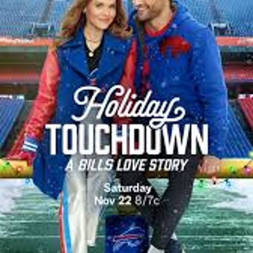 Holland Roden and Matthew Daddario star in "Holiday Touchdown A Bills