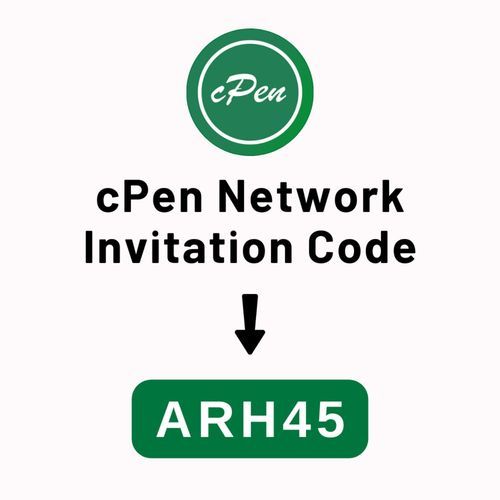 cPen Network Invitation Code: ARH45 (Fast mining)